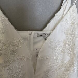 Haute Monde Ivory Floral Lace Dress